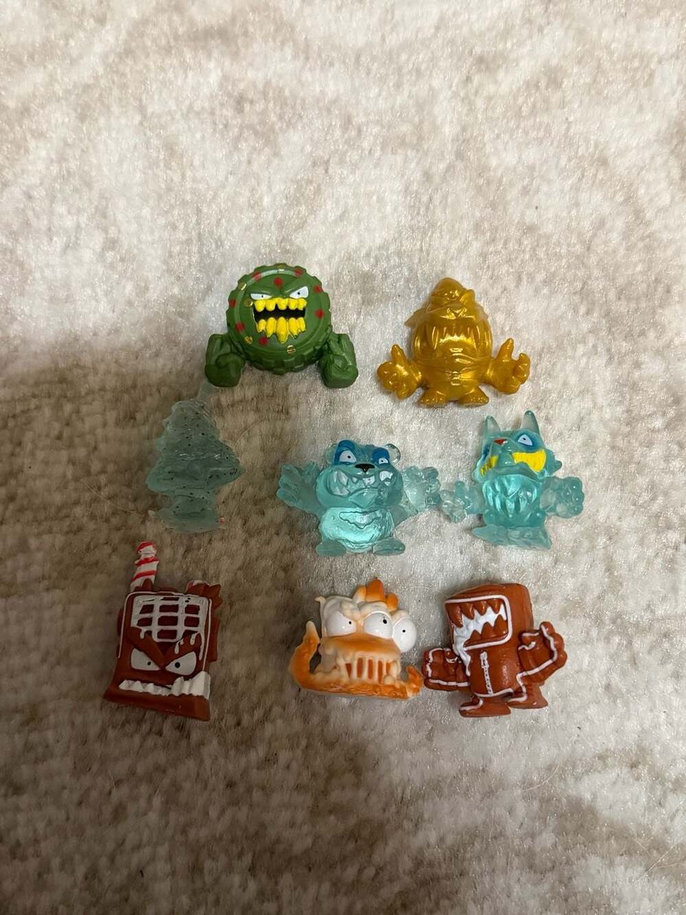MrBeast Lab Swarms Alpha Series 1 Micro Beasts Lot of 8 Figures with Pods